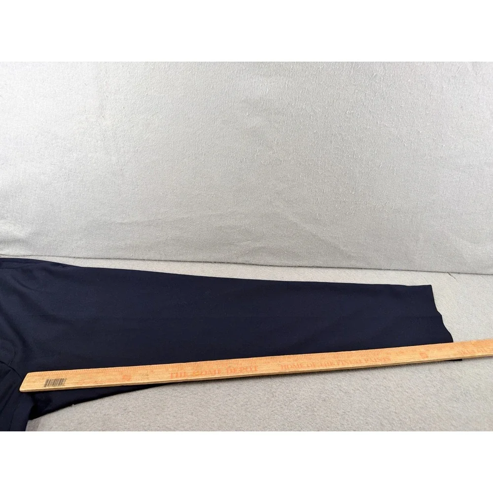 J Crew Bowery Slim Fit Dress Pants Mens 32x32 (33x30.5) Navy Wool Blend Office